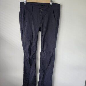 Prana Women's Halle Athletic Pants 6 Tall Navy Blue w4hatl113 UPF 50,
